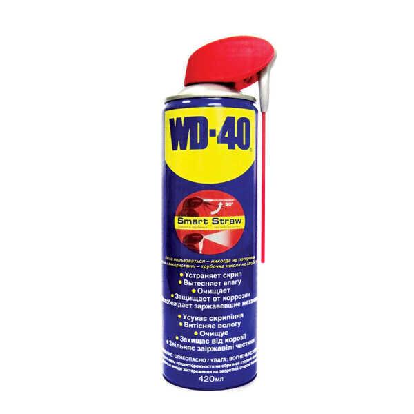 

Универсальный аэрозоль (смазка) 420 мл WD-40 Smart Straw (124W700050)