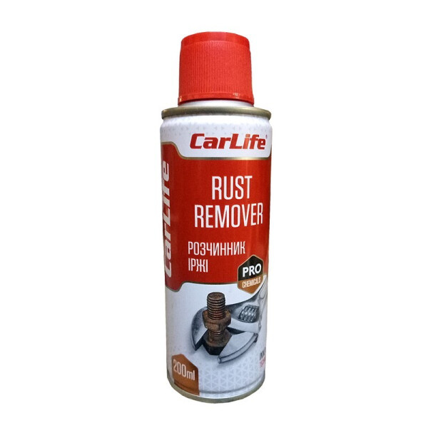 

Растворитель ржавчины (жидкий ключ) 200 мл CarLife RUST REMOVER (CF201)