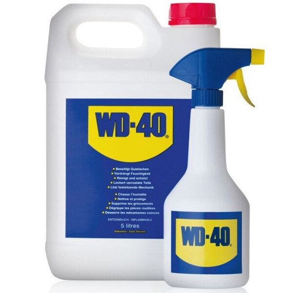 

Автомобильный универсальный аэрозоль WD-40 Канистра с распылителем 5л