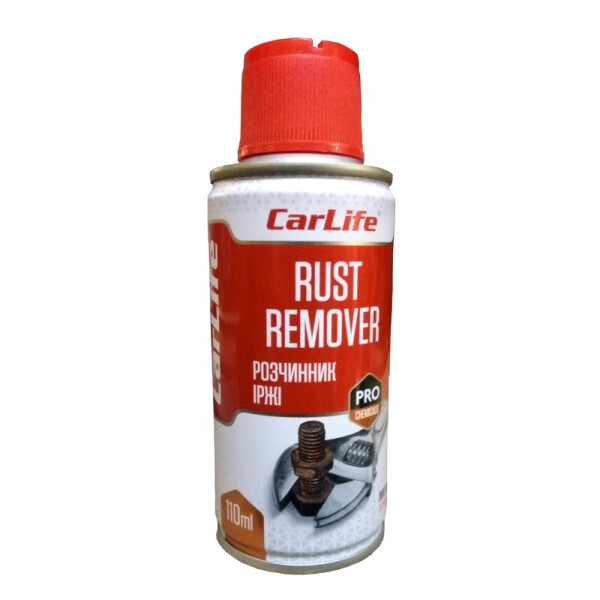 

Растворитель ржавчины (жидкий ключ) 110 мл CarLife RUST REMOVER (CF111)