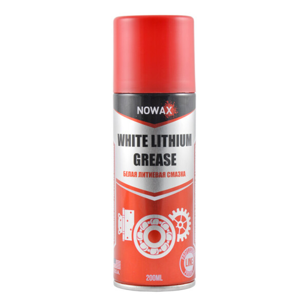 

Белая литиевая смазка 200 мл NOWAX White Lithium Grease (NX20500)