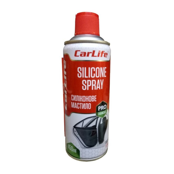 

Силиконовая смазка 450 мл CarLife SILICONE SPRAY (CF450)