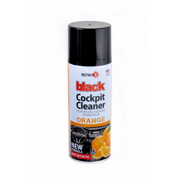 

Полироль панели приборов NOWAX 200 мл Black Cockpit Cleaner Orange (NX00203)