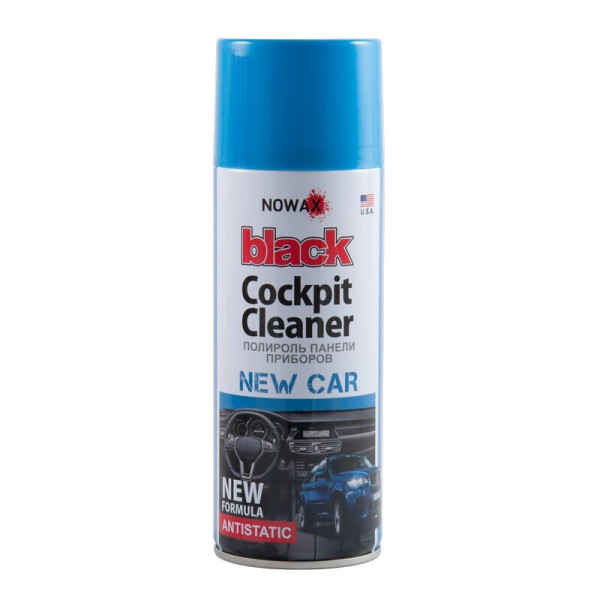 

Полироль панели приборов NOWAX 450 мл Black Cockpit Cleaner NewCar (NX00455)