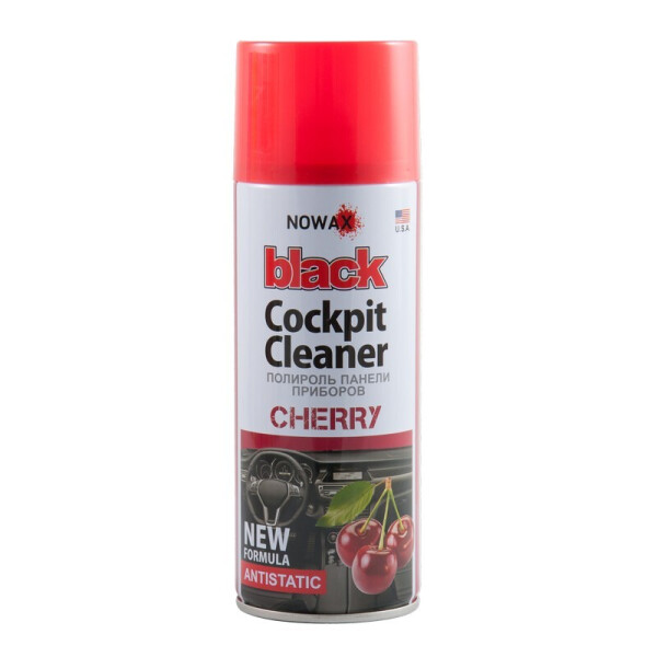 

Полироль панели приборов NOWAX 450 мл Black Cockpit Cleaner Вишня (NX00457)