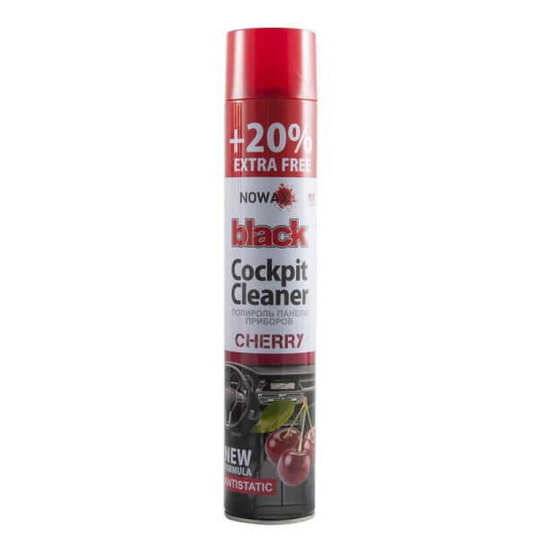 

Полироль панели приборов NOWAX 750 мл Black Cockpit Cleaner Вишня (NX00707)