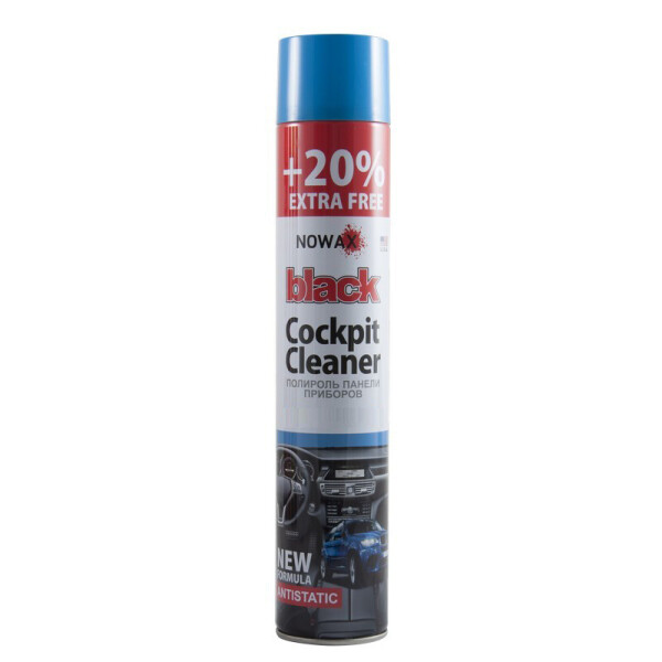 

Полироль панели приборов NOWAX 750 мл Black Cockpit Cleaner Яблоко (NX00708)