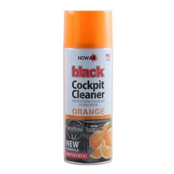

Полироль панели приборов NOWAX 450 мл Black Cockpit Cleaner Orange (NX00453)