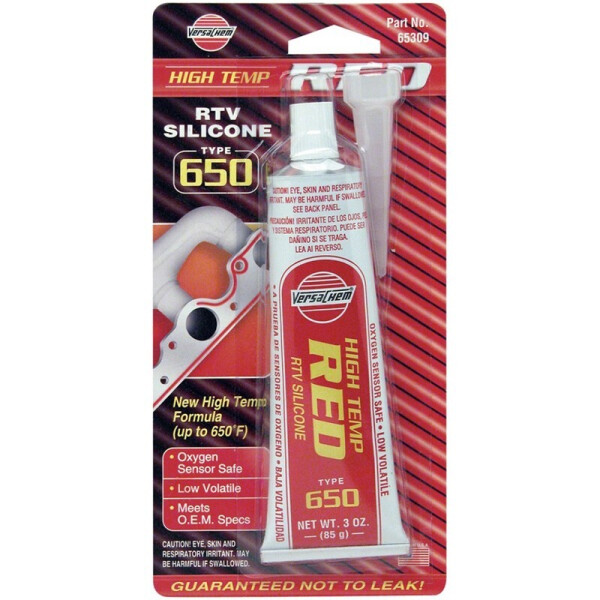 

Силиконовый герметик красный Versachem Hi-Temp Red Silicone 85 г (65309)