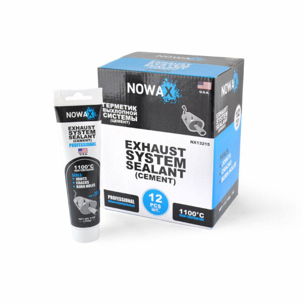 

Герметик высокотемпературный керамический NOWAX (NX13215) 150 г (+1100°С)