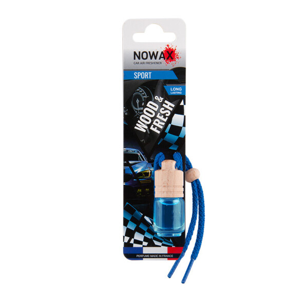 

Ароматизатор автомобильный подвесной Nowax Wood Fresh Sport жидкость (NX07711)