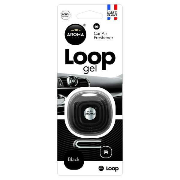 

Ароматизатор Aroma Car Loop Gel Black