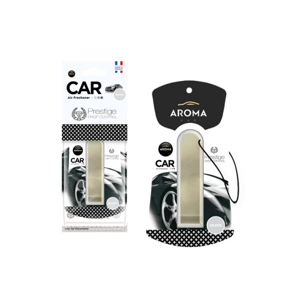 

Ароматизатор Aroma Car Prestige Drop Control Silver (83206)