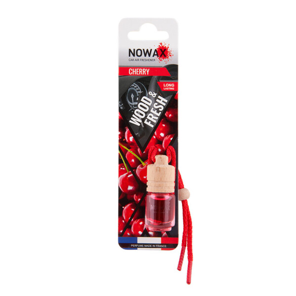 

Ароматизатор автомобильный подвесной Nowax Wood Fresh Cherry жидкость (NX07703)