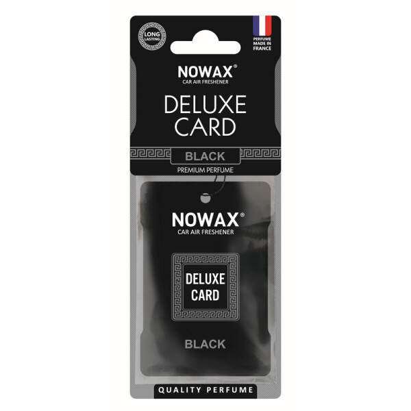 

Ароматизатор целлюлозный 6 г Nowax Delux Card Black (NX07733)