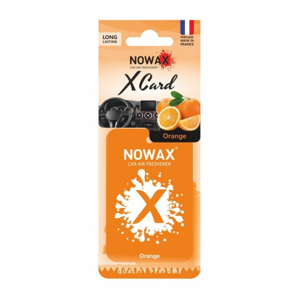 

Ароматизатор на зеркало NOWAX X Card Orange (NX07535)