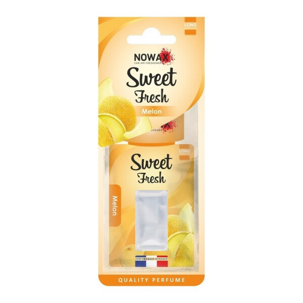 

Ароматизатор мембранный 5 мл Nowax Sweet Fresh Melon (NX07722)