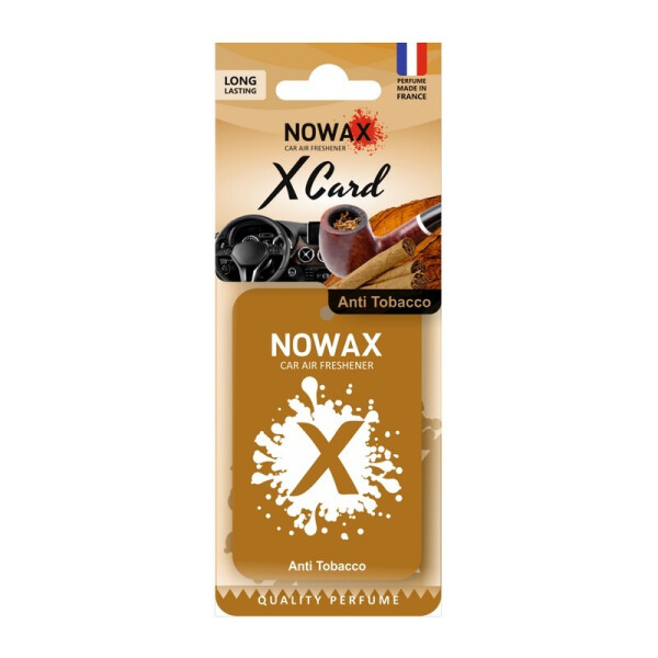 

Ароматизатор на зеркало NOWAX X Card Anti Tobacco (NX07543)