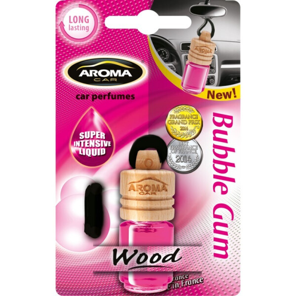 

Ароматизатор Aroma Car Wood Bubble Gum