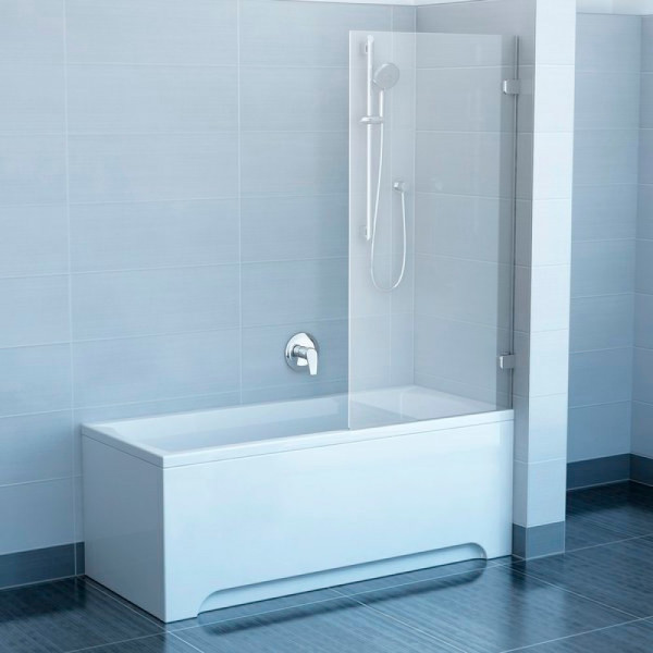 

Шторка для ванны RAVAK BVS1-80 Хром TRANSPARENT, 7U840A00Z1