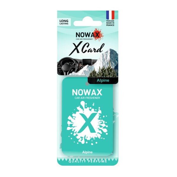 

Ароматизатор на зеркало NOWAX X Card Alpine (NX07533)