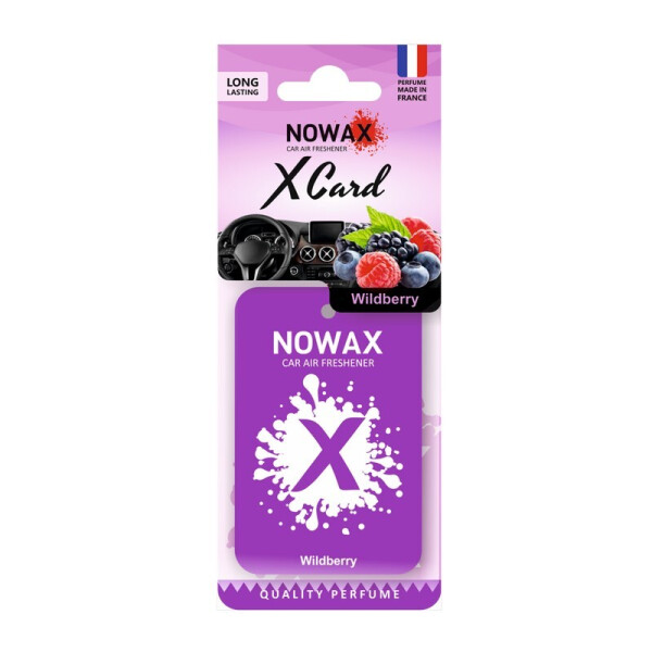 

Ароматизатор на зеркало NOWAX X Card Wildberry (NX07539)