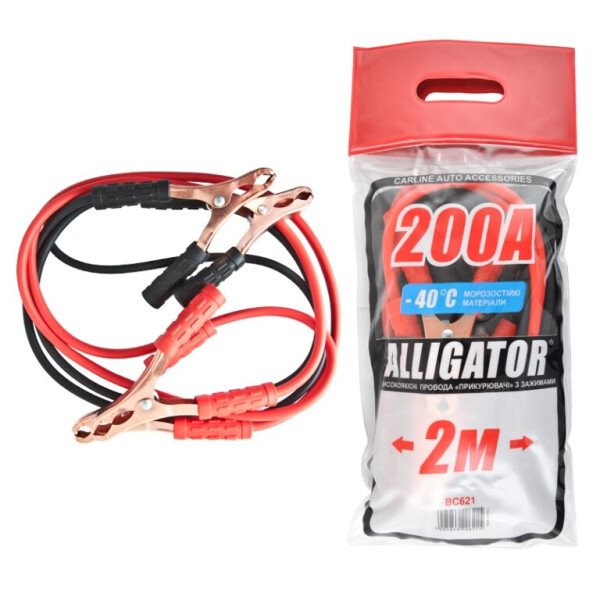 

Пусковые провода ALLIGATOR BC621 CarLife 200A 2м пакет