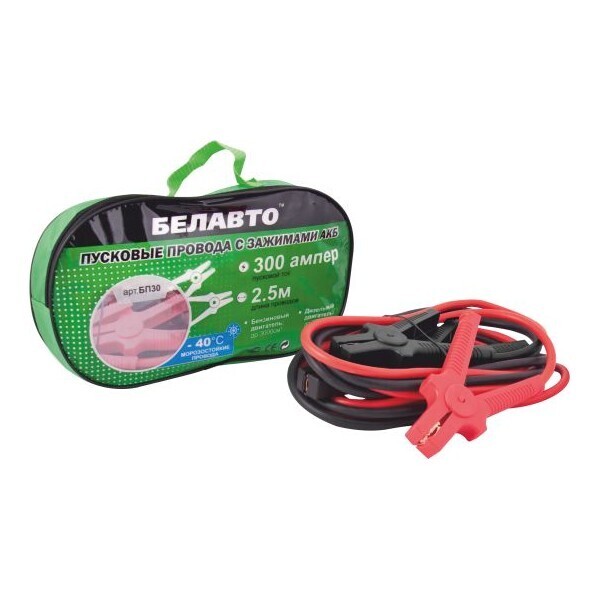 

Пусковые провода BELAUTO BP30 300А 2,5м