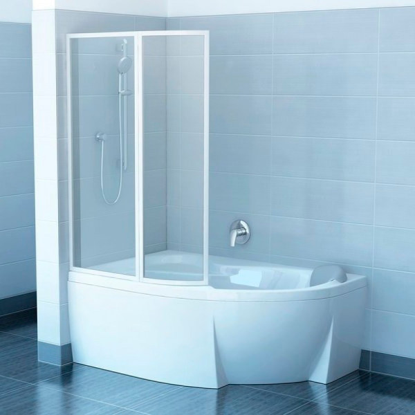 

Шторка для ванны RAVAK VSK2 ROSA II 170 L Белый RAIN, 76LB010041