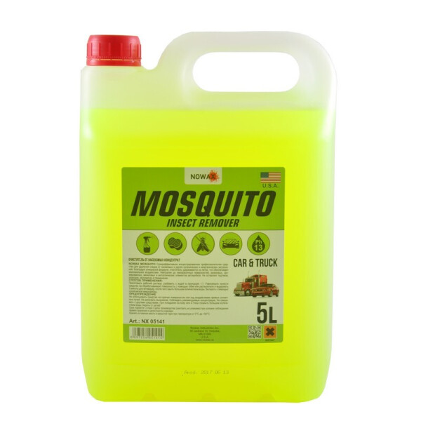 

Очиститель от насекомых 5 л концентрат NOWAX MOSQUITO Insect Remover (NX05141)