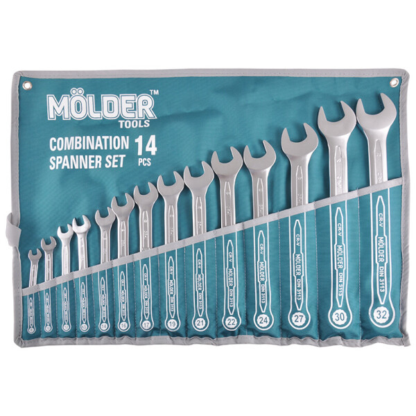 

Набор ключей комбинированных MOLDER CR-V 8-32 мм 14 шт (MT58114)