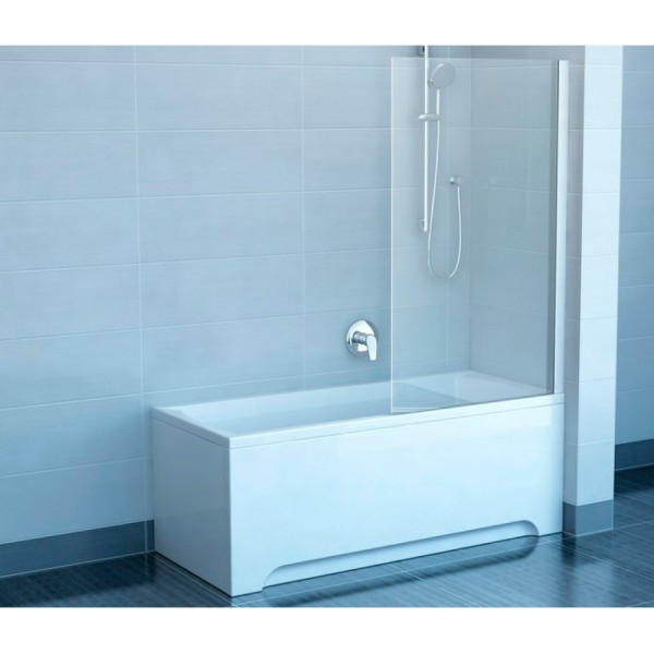 

Шторка для ванны RAVAK CVS1-80 L Полированный алюминий TRANSPARENT, 7QL40C00Z1