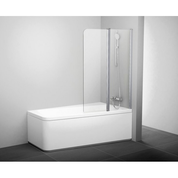 

Шторка для ванны RAVAK 10CVS2-100 L Белый TRANSPARENT, 7QLA0103Z1