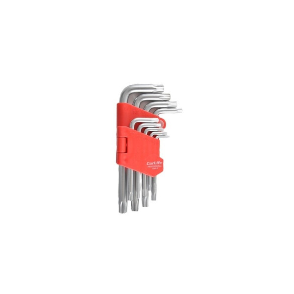 

Набор Г-образных ключей CARLIFE TORX короткий 9 шт (WR 2111)