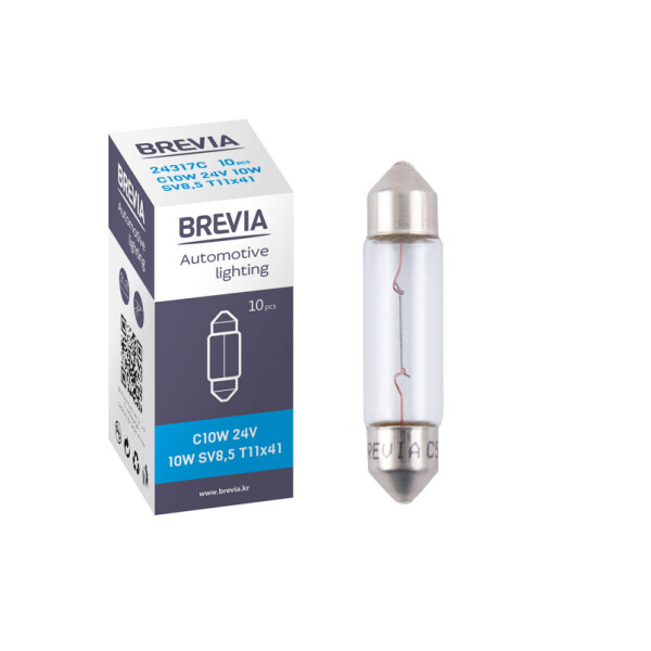 

Галогенная лампа BREVIA C10W 24V 10W 24317C