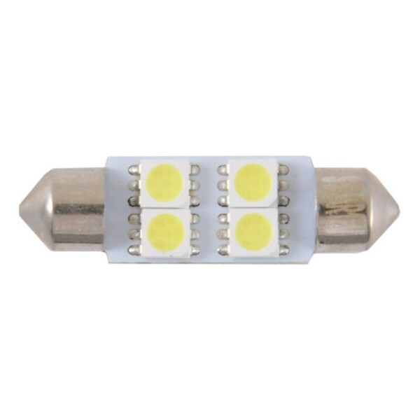 

Автолампы светодиодные Solar 12V SV8.5 T11x39 4smd 5050 white