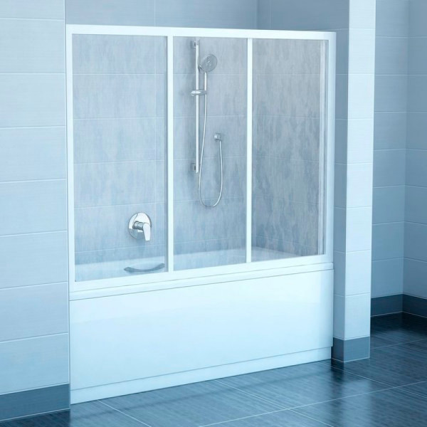

Шторка для ванны RAVAK AVDP3-120 Белый TRANSPARENT 40VG0102Z1