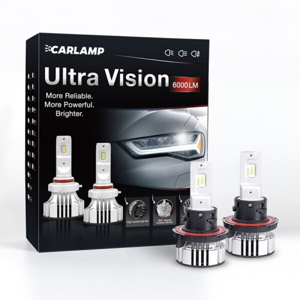 

Светодиодные автолампы H13 CARLAMP Ultra Vision Led для авто 5000 Lm 6500 K (UV13)