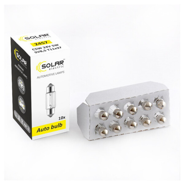 

Галогеновая лампа SOLAR C5W 24V 2457