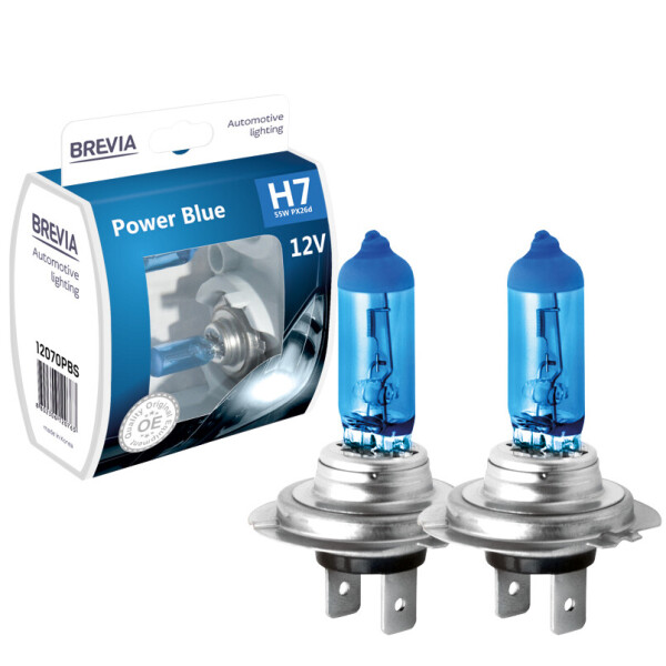 

Галогеновые лампы BREVIA H7 POWER BLUE 12070PBS