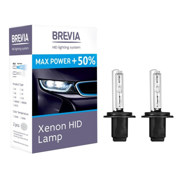 

Ксеноновые лампы BREVIA H1 5500K Max Power +50% (12150MP)