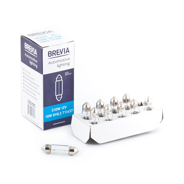 

Галогенная лампа BREVIA C10W 12V 10W 12315C
