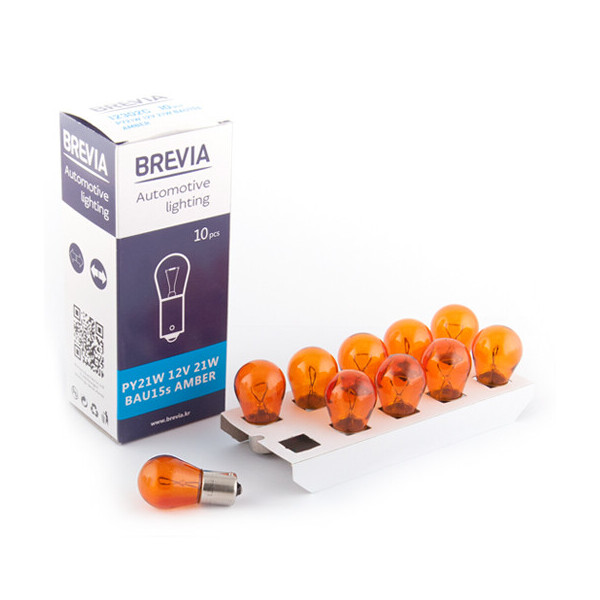 

Галогенная лампа BREVIA PY21W AMBER 12V 21W 12302C