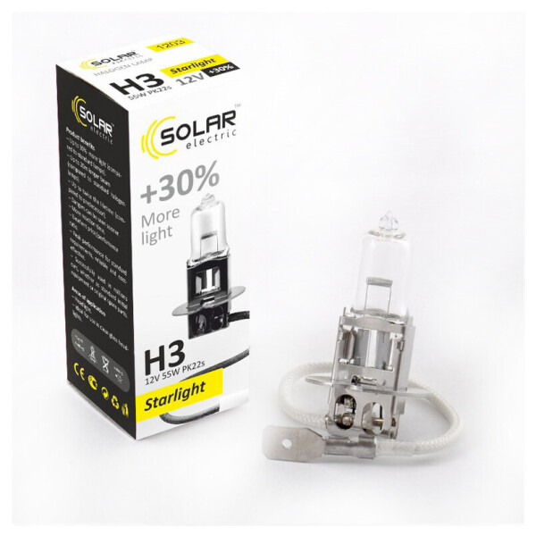 

Галогеновая лампа SOLAR H3 +30% 12V 1203