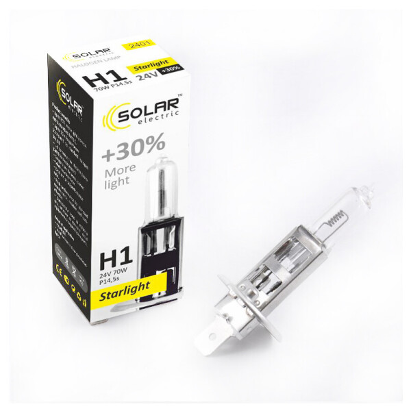 

Галогеновая лампа SOLAR H1 +30% 24V 2401