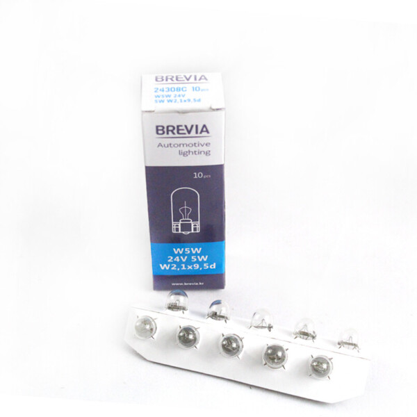 

Галогенная лампа BREVIA W5W 24V 5W 24308C