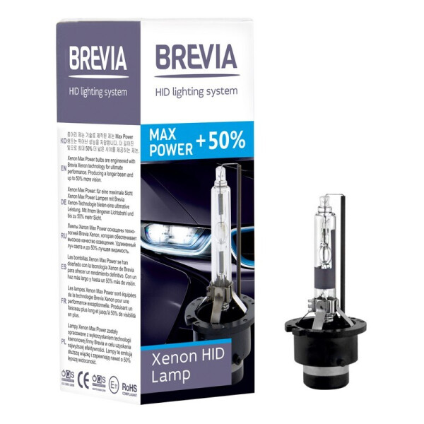 

Ксеноновая лампа BREVIA D2R 5500K Max Power +50% (85225MPC)