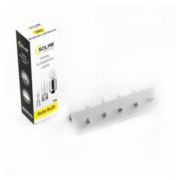 

Галогеновая лампа SOLAR W1.2W 24V 2463