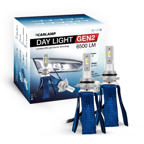 

Светодиодные автолампы HB3 CARLAMP Day Light GEN2 Led для авто 6500Lm 6000K (DLGHB3)