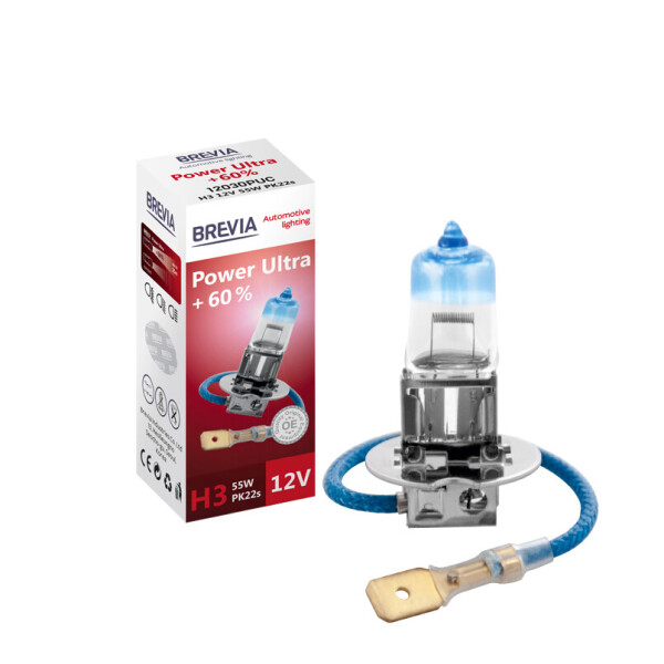 

Галогеновая лампа BREVIA H3 POWER ULTRA +60% 12030PUC